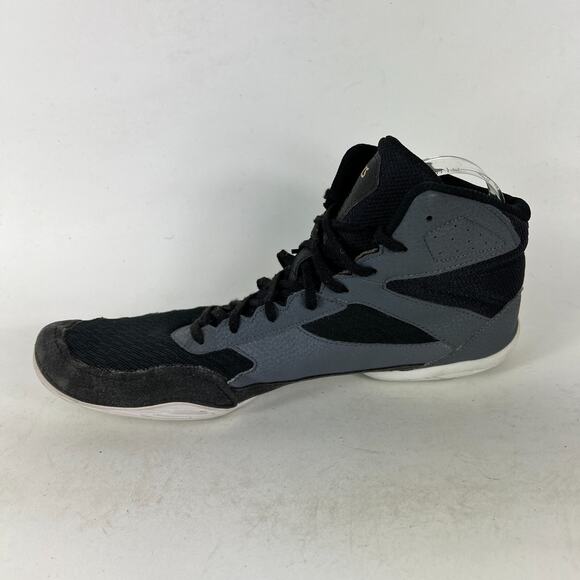 Asics Matflex 6 Wrestling Shoes Men's 12 Black Leather Comfort athletic Sneakers - Picture 6 of 12